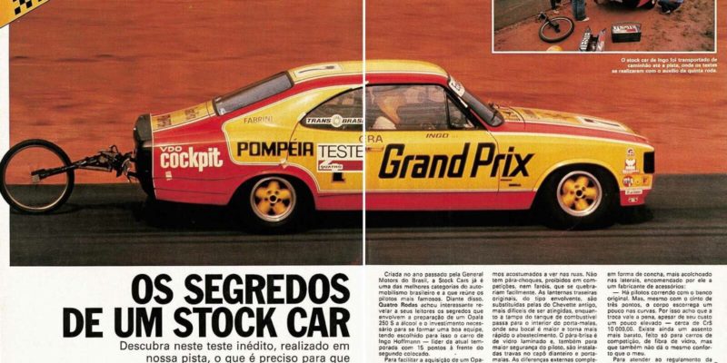 Os segredos de um Stock Car dos anos 80.